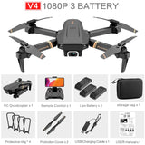 4DRC V4 WIFI FPV Drone WiFi live video FPV 4K/1080P HD Wide Angle Camera Foldable Altitude Hold Durable RC Quadcopter