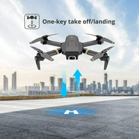 4DRC V4 WIFI FPV Drone WiFi live video FPV 4K/1080P HD Wide Angle Camera Foldable Altitude Hold Durable RC Quadcopter