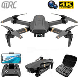 4DRC V4 WIFI FPV Drone WiFi live video FPV 4K/1080P HD Wide Angle Camera Foldable Altitude Hold Durable RC Quadcopter