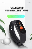 Sport Fitness Tracker Watch Smartband Bracelet - Multiple Features!