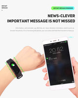 Sport Fitness Tracker Watch Smartband Bracelet - Multiple Features!