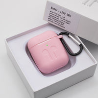 New Bluetooth Wireless Earphones + Charging Case + FREE Silicone Case Cover!