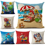 Super Mario Cushion Printed Decor Throw Pillows