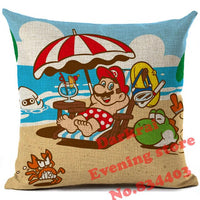 Super Mario Cushion Printed Decor Throw Pillows