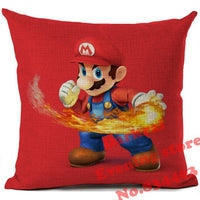 Super Mario Cushion Printed Decor Throw Pillows