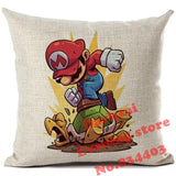 Super Mario Cushion Printed Decor Throw Pillows