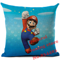 Super Mario Cushion Printed Decor Throw Pillows