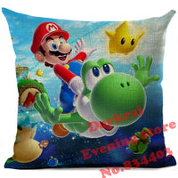 Super Mario Cushion Printed Decor Throw Pillows