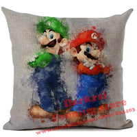 Super Mario Cushion Printed Decor Throw Pillows