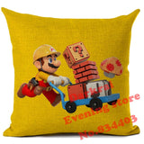 Super Mario Cushion Printed Decor Throw Pillows