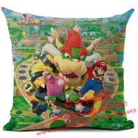 Super Mario Cushion Printed Decor Throw Pillows