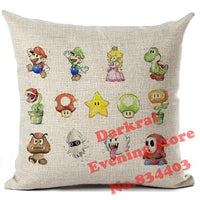 Super Mario Cushion Printed Decor Throw Pillows