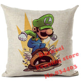 Super Mario Cushion Printed Decor Throw Pillows