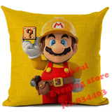 Super Mario Cushion Printed Decor Throw Pillows