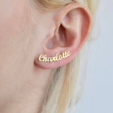 Custom Name Earrings Personalized Gift for Her