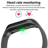 Sport Fitness Tracker Watch Smartband Bracelet - Multiple Features!