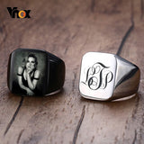 Personalized Mens Signet Rings