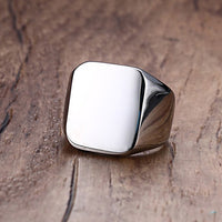 Personalized Mens Signet Rings