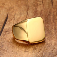 Personalized Mens Signet Rings