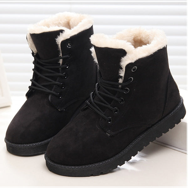 Super Warm Plush Snow Boots For Winter