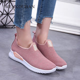 Vulcanized Women's Slip-on Flat Sneakers